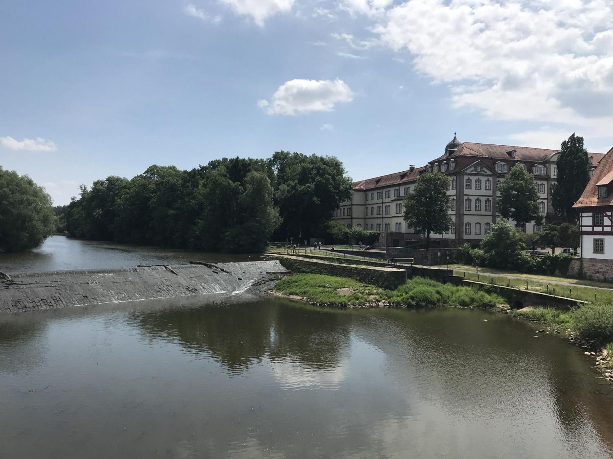 Ferienhaus Am Fulda Ufer Rotenburg an der Fulda Exterior foto
